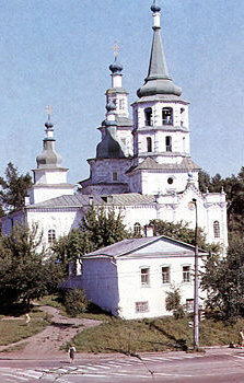 Krestovozdvizhenkaya church in Irkutsk